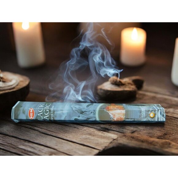 Hem Black Magic Incense Sticks 20 Count Mystical Fragrance For Relaxation Medita - Picture 1 of 9